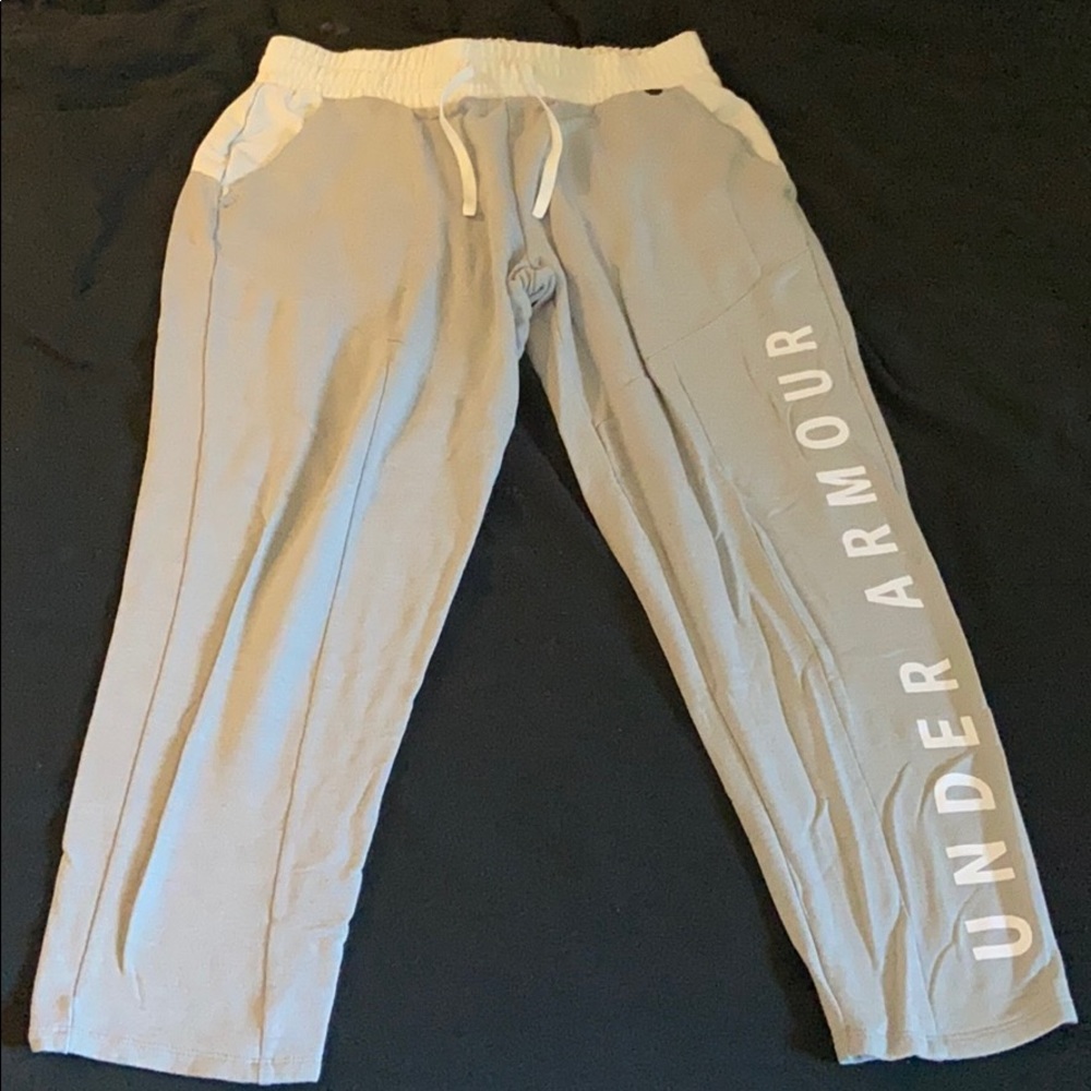 Under Armour gray 7/8 sweat pants